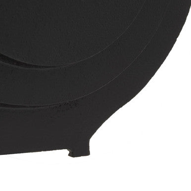 Hapax Round Matt Black Vase