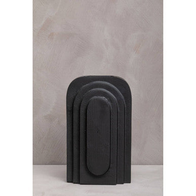 Hapax Tall Matt Black Vase