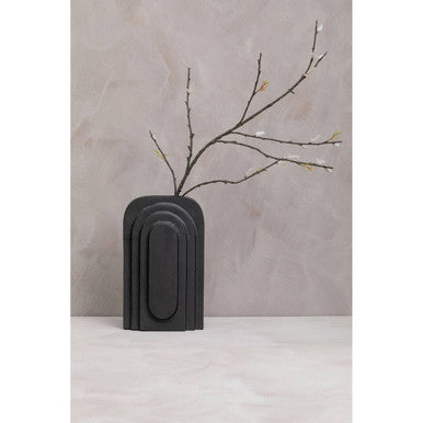 Hapax Tall Matt Black Vase