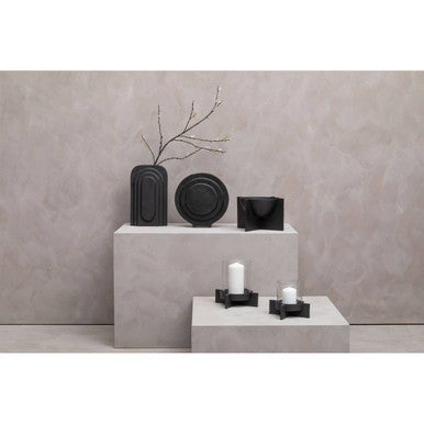 Hapax Tall Matt Black Vase
