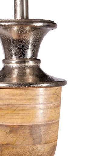 Hampstead Table Lamp Base Mango Wood Natural