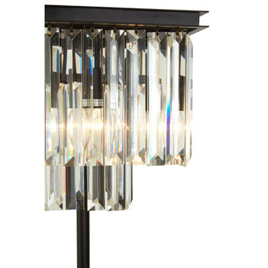 Kensington Townhouse Iron & Crystal Table Lamp