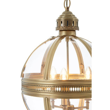 Hampstead Brass Pendant Light