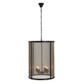Hampstead Black Large Pendant Light With Hints Of Gold
