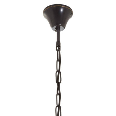 Hampstead Black Large Pendant Light With Hints Of Gold