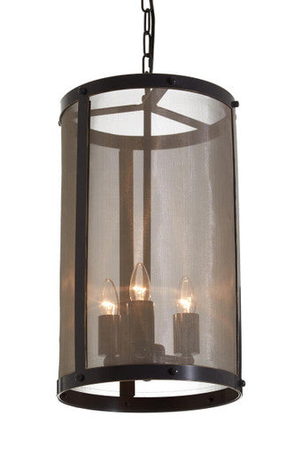 Hampstead Black Small Pendant Light With Hints Of Gold
