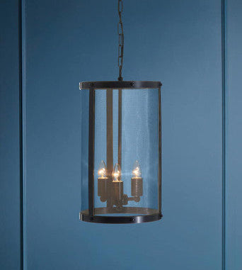 Hampstead Black Small Pendant Light With Hints Of Gold