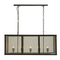 Hampstead Black Wide Pendant Light With Hints Of Gold