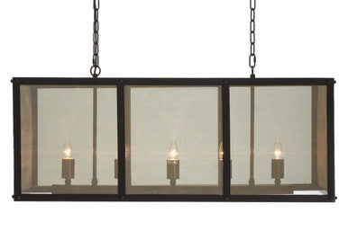 Hampstead Black Wide Pendant Light With Hints Of Gold