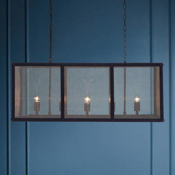 Hampstead Black Wide Pendant Light With Hints Of Gold