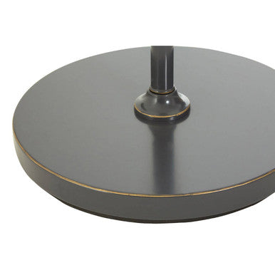 Hampstead Black Floor Lamp With Gauze Shade