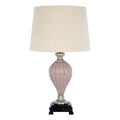 Ulalia Glass Black Table Lamp