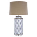 Uma Ceramic Grey Table Lamp