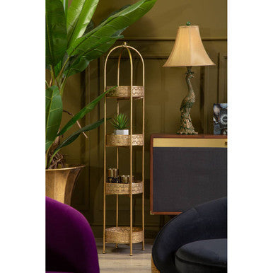 Peacock Beige Table Lamp