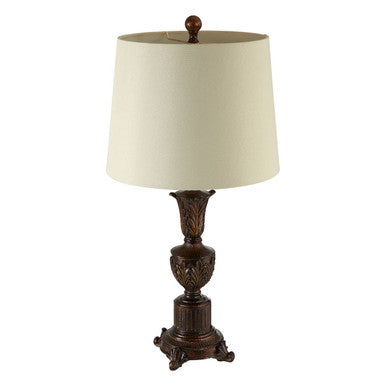 Pembroke Linen White Table Lamp