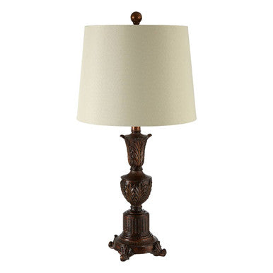 Pembroke Linen White Table Lamp