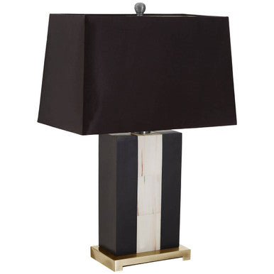 Hoxton Fabric Black Contemporary Table Lamp