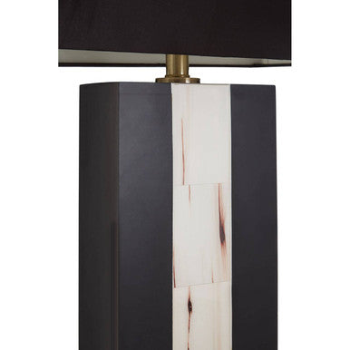 Hoxton Fabric Black Contemporary Table Lamp