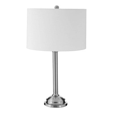Portobello Silver Mid-Century Table Lamp
