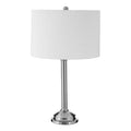 Portobello Silver Mid-Century Table Lamp