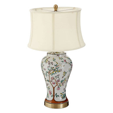 Covent Garden Ceramic White Table Lamp