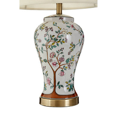 Covent Garden Ceramic White Table Lamp