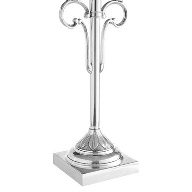 Aviary Antique Silver Table Lamp Base