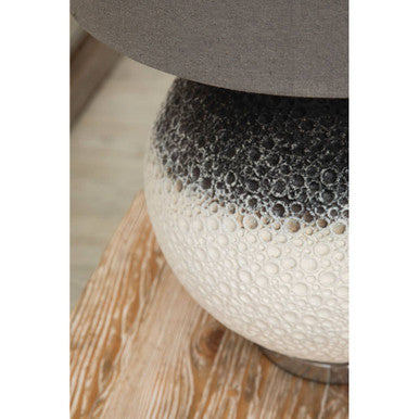 Uli Ceramic White Contemporary Table Lamp