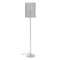 Myles Silver Industrial Floor Lamp