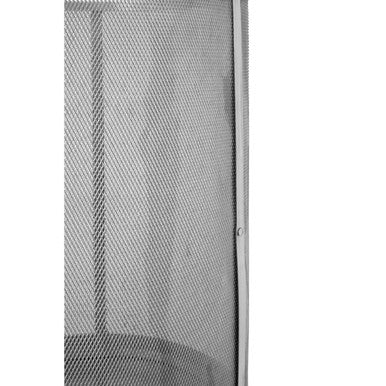 Myles Silver Industrial Floor Lamp