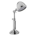 Macon Glass Silver Contemporary Table Lamp