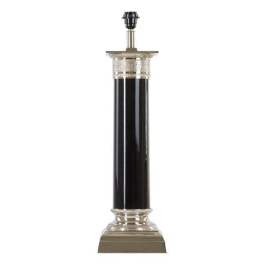 Camron Black & Silver Table Lamp