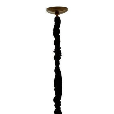Calissa Polygonal Glass Brass Pendant Light