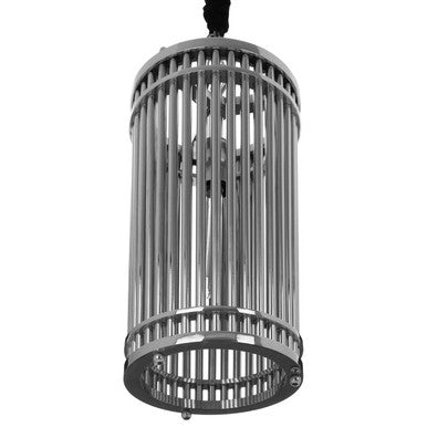 Calvin Steel Black Contemporary Pendant Light