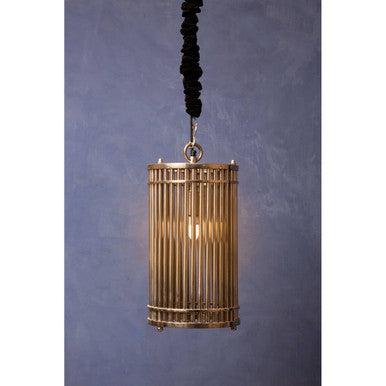 Calvin Steel Black Contemporary Pendant Light