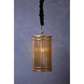 Calvin Steel Black Contemporary Pendant Light