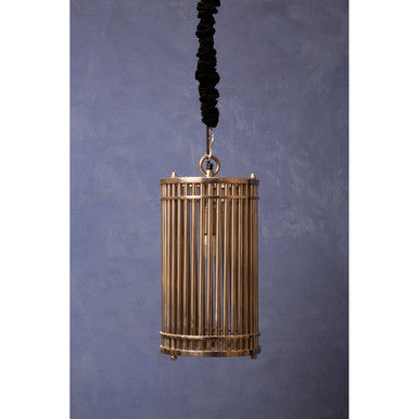 Calvin Steel Black Contemporary Pendant Light