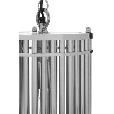 Calvin Steel Black Contemporary Pendant Light
