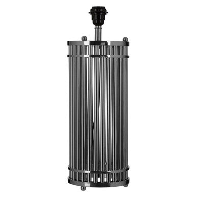Calvin Silver Cylindrical Table Lamp
