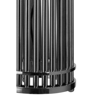 Calvin Silver Cylindrical Table Lamp