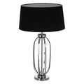 Calvin Steel Silver Modern Table Lamp
