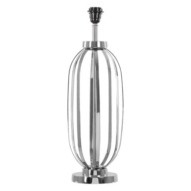 Calvin Steel Silver Modern Table Lamp