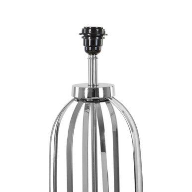 Calvin Steel Silver Modern Table Lamp