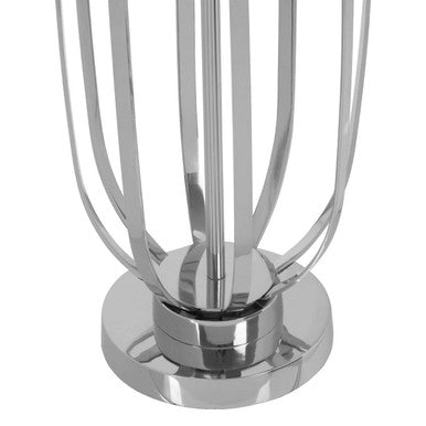 Calvin Steel Silver Modern Table Lamp