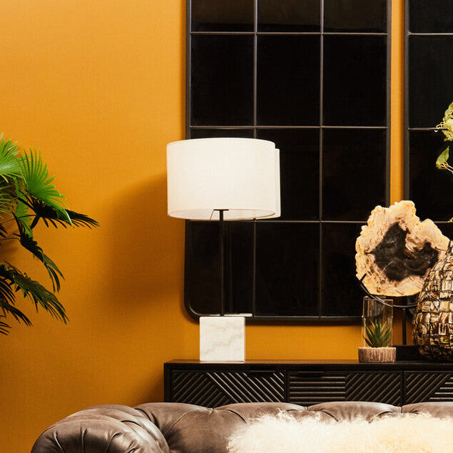 Murdoch Table Lamp With Marble Base