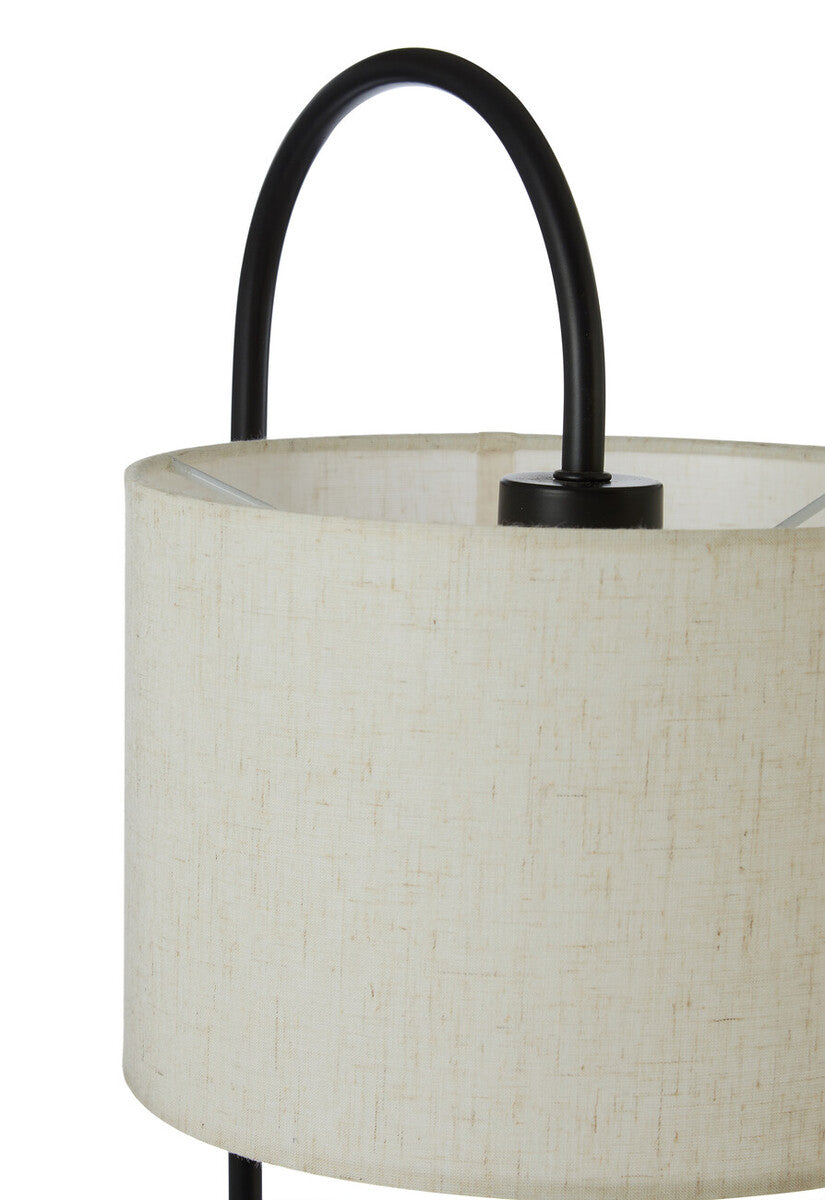 Murdoch Curved Table Lamp With Marble Base