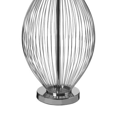 Lucent Steel Antique Brass Contemporary Table Lamp