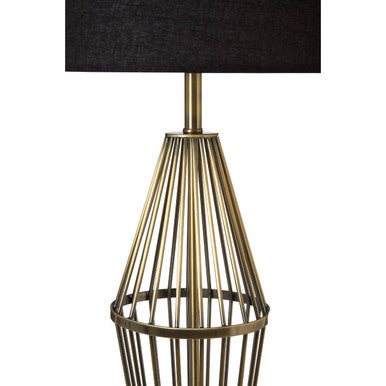Reginald Antique Brass Table Lamp