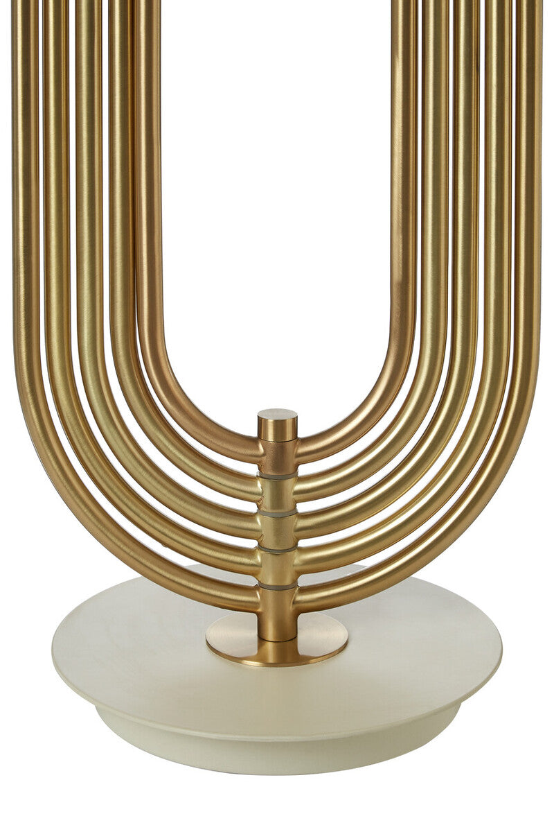 Metropolis Table Lamp With White Shade