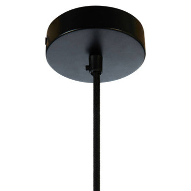 Argo Small Pendant Light In Black & Copper